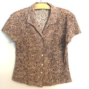 is by Ilana Siboni Lacey Button Down Blouse